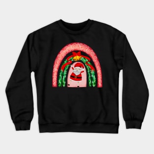 Rainbow Christmas Crewneck Sweatshirt